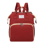 Rucsac Multifunctional pentru Mamici, Flippy, cu Patut Pliabil si Baza de Schimbat, Rezistent la Apa, Capacitate Mare,