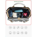 Rucsac Multifunctional pentru Mamici, Flippy, cu Patut Pliabil si Baza de Schimbat, Rezistent la Apa, Capacitate Mare,