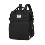 Rucsac Multifunctional pentru Mamici, Flippy, cu Patut Pliabil si Baza de Schimbat, Rezistent la Apa, Capacitate Mare,