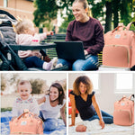 Rucsac Multifunctional pentru Mamici, Flippy, cu Patut Pliabil si Baza de Schimbat, Rezistent la Apa, Capacitate Mare,