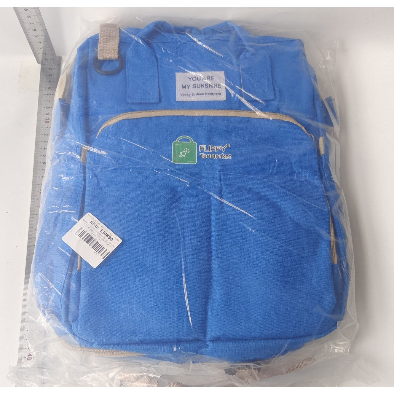 Rucsac Multifunctional pentru Mamici, Flippy, cu Patut Pliabil si Baza de Schimbat, Rezistent la Apa, Capacitate Mare,