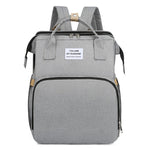 Rucsac Multifunctional pentru Mamici, Flippy, cu Patut Pliabil si Baza de Schimbat, Rezistent la Apa, Capacitate Mare,