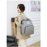 Rucsac Multifunctional pentru Mamici, Flippy, cu Patut Pliabil si Baza de Schimbat, Rezistent la Apa, Capacitate Mare,