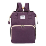 Rucsac Multifunctional pentru Mamici, Flippy, cu Patut Pliabil si Baza de Schimbat, Rezistent la Apa, Capacitate Mare,