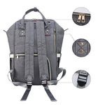 Rucsac Multifunctional pentru Mamici, Flippy, din Panza Oxford, Compartimentare Multipla, Impermeabil, 43 x 18 x 26 cm,
