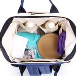 Rucsac Multifunctional pentru Mamici, Flippy, din Panza Oxford, Compartimentare Multipla, Impermeabil, 43 x 18 x 26 cm,
