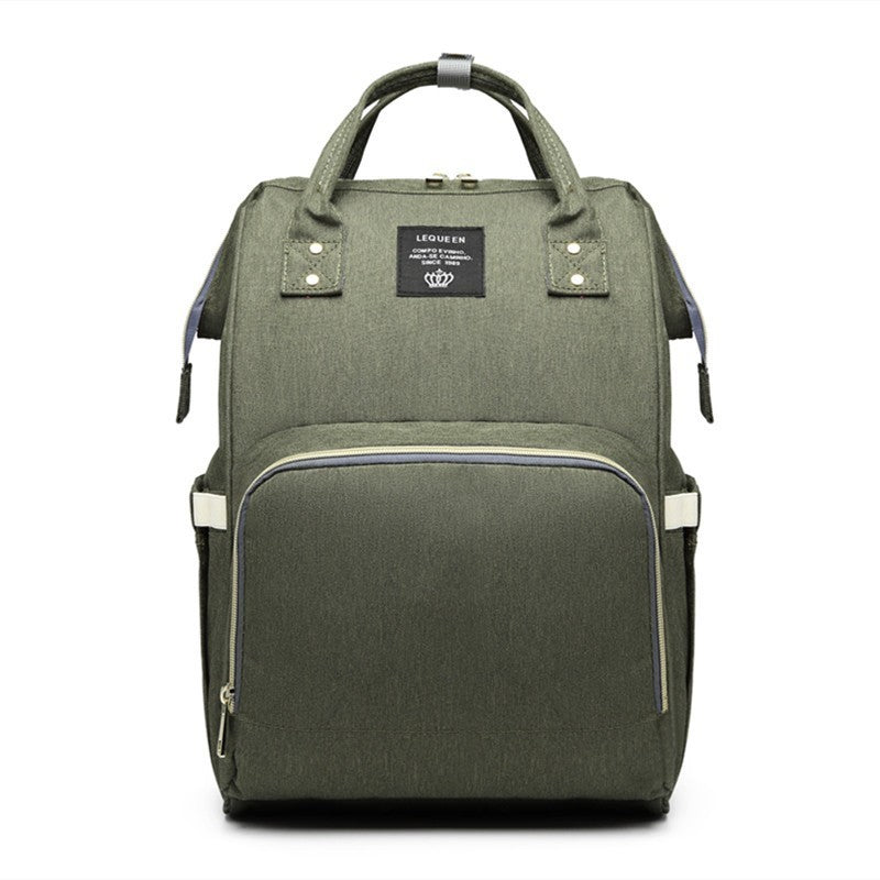 Rucsac Multifunctional pentru Mamici, Flippy, din Panza Oxford, Compartimentare Multipla, Impermeabil, 43 x 18 x 26 cm,