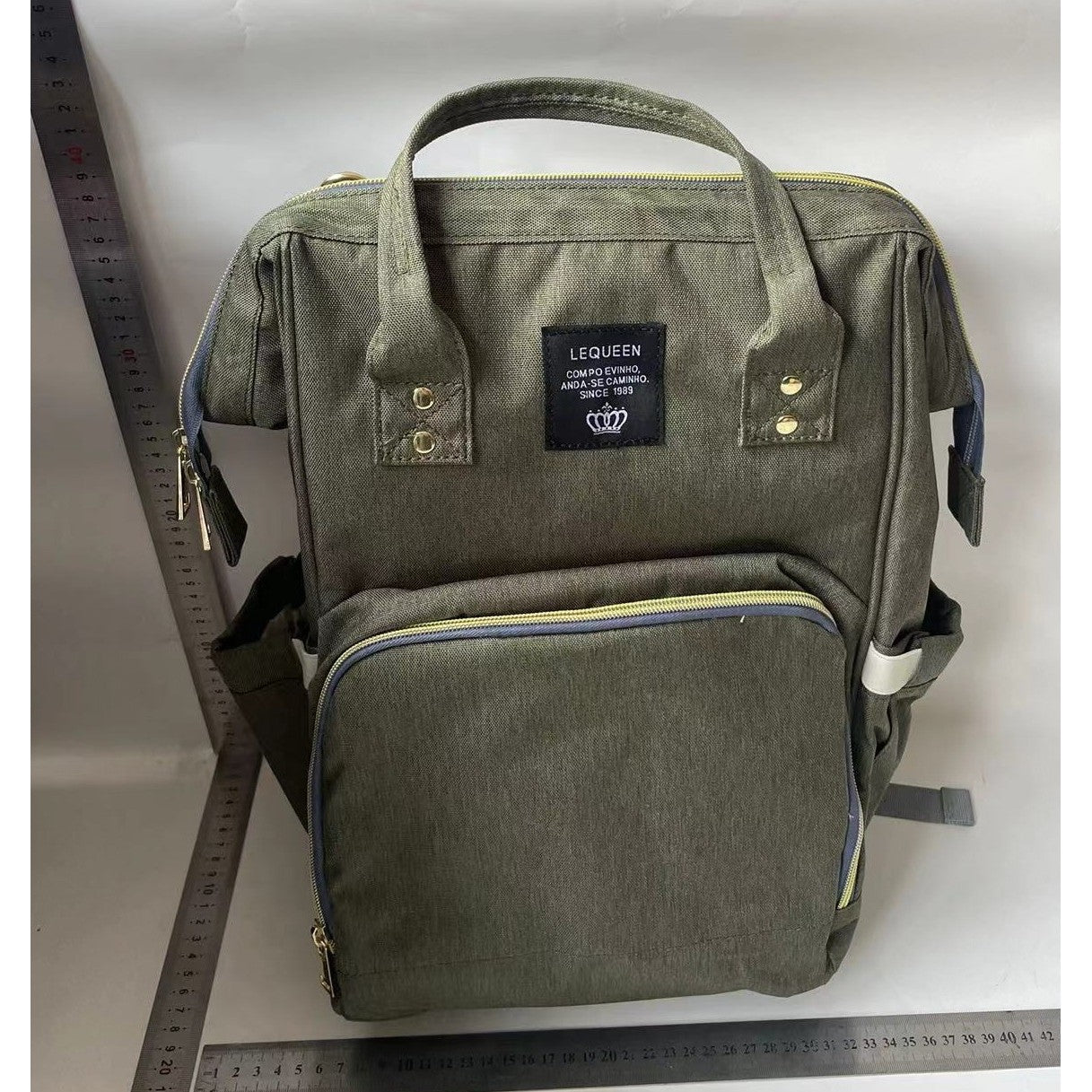Rucsac Multifunctional pentru Mamici, Flippy, din Panza Oxford, Compartimentare Multipla, Impermeabil, 43 x 18 x 26 cm,