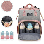 Rucsac Multifunctional pentru Mamici, Flippy, din Panza Oxford, Compartimentare Multipla, Impermeabil, 43 x 18 x 26 cm,