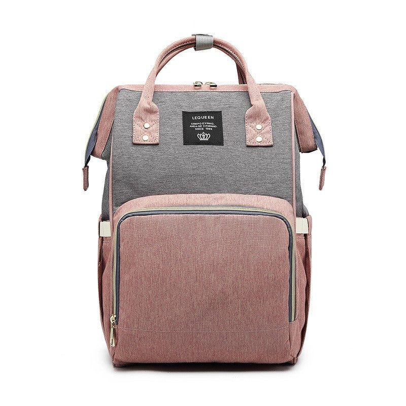 Rucsac Multifunctional pentru Mamici, Flippy, din Panza Oxford, Compartimentare Multipla, Impermeabil, 43 x 18 x 26 cm,