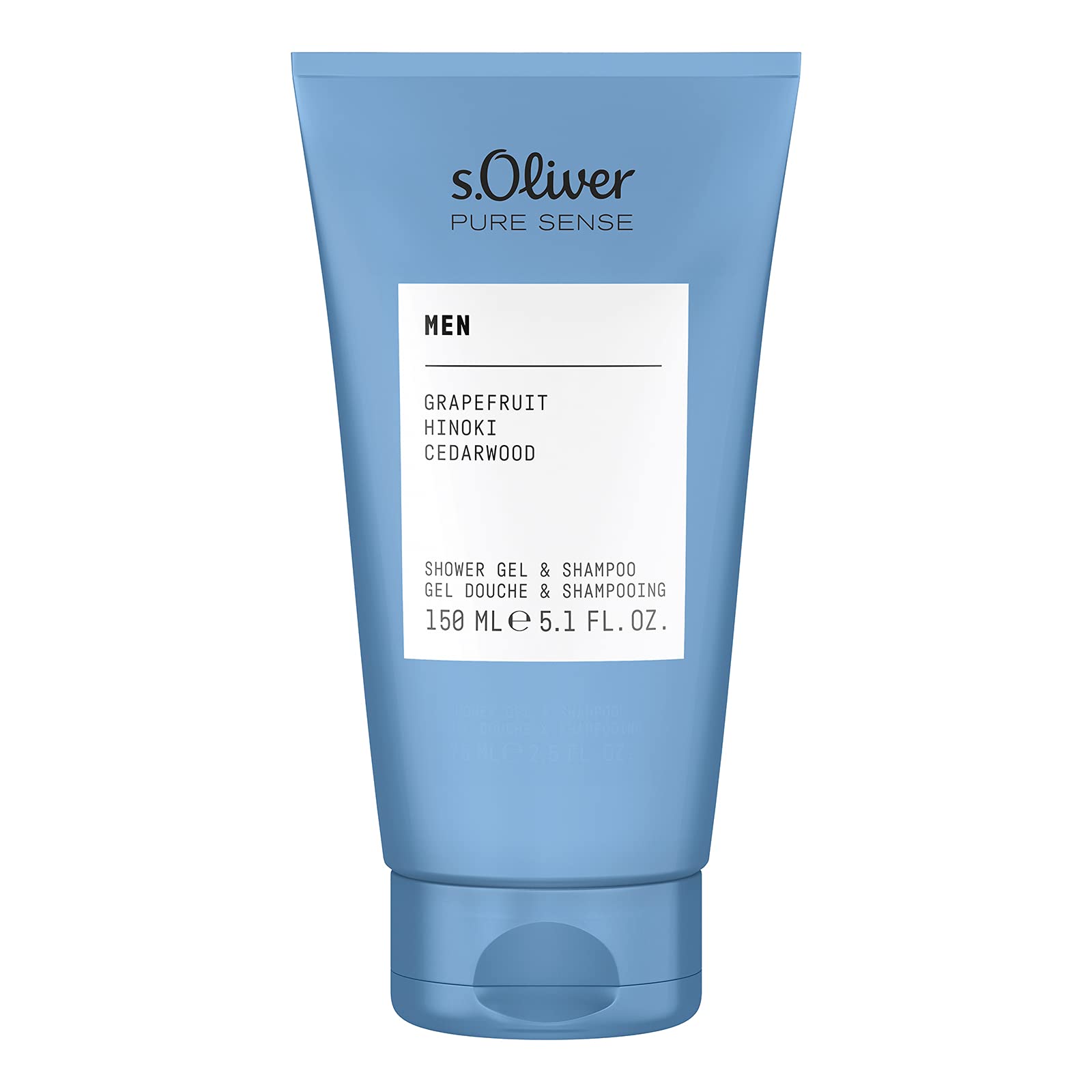 S. Oliver, Pure Sense, Gel de duș, Pe tot corpul, 150 ml