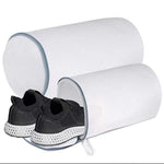 Sac Cilindric pentru Spalare Incaltaminte, Flippy, Dimensiuni Mari, pentru Masina de Spalat, 35x21x5 cm, Alb