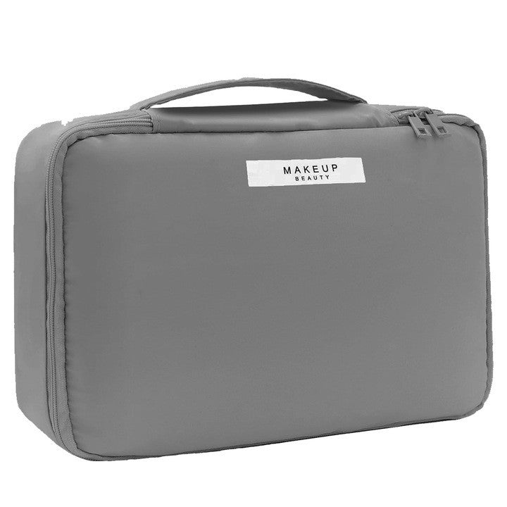 Geanta de Calatorie, Flippy, pentru Cosmetice si Articole de Toaleta, Material Impermeabil, 2 in 1, Portfard Interior