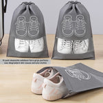 Sac depozitare incaltaminte, pentru voiaj sau depozitare, rezistent la praf, compatibil cu masina de spalat, 27 x 36