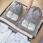 Sac depozitare incaltaminte, pentru voiaj sau depozitare, rezistent la praf, compatibil cu masina de spalat, 27 x 36