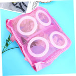 Sac pentru Spalare Incaltaminte, Flippy, pentru Masina de Spalat, 28x24.5x8 cm, Roz