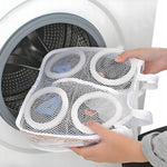 Sac pentru Spalare Incaltaminte, Flippy, pentru Masina de Spalat, 36x30x12 cm, Alb