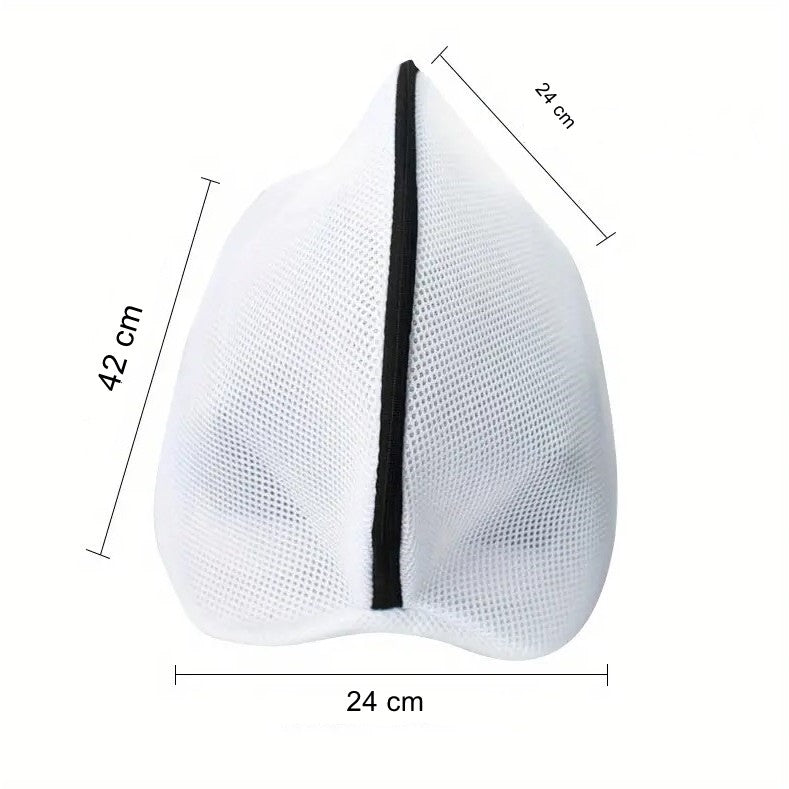 Sac pentru spalare si uscare incaltaminte Flippy, compatibil cu masina de spalat, material rezistent, 42 x 24 x 24 cm,