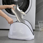 Sac pentru spalare si uscare incaltaminte Flippy, compatibil cu masina de spalat, material rezistent, 42 x 24 x 24 cm,