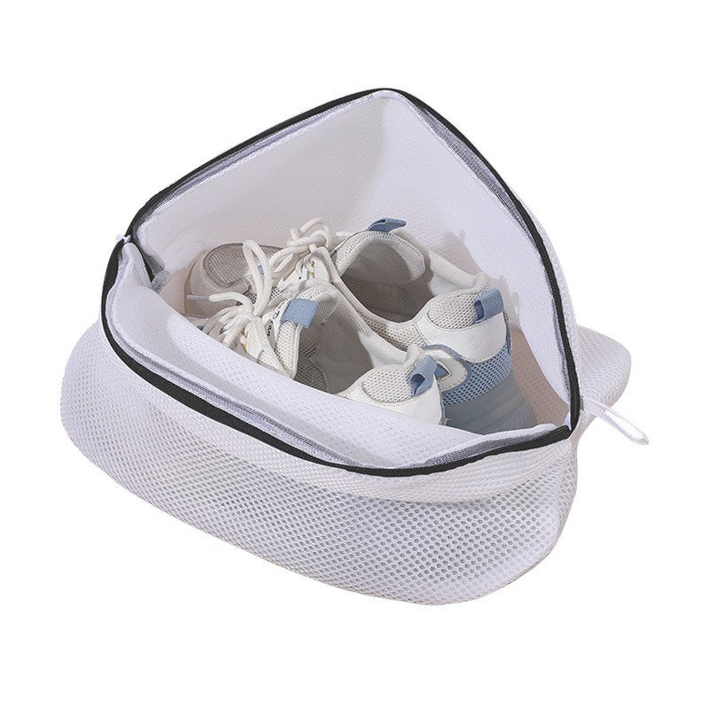 Sac pentru spalare si uscare incaltaminte Flippy, compatibil cu masina de spalat, material rezistent, 42 x 24 x 24 cm,