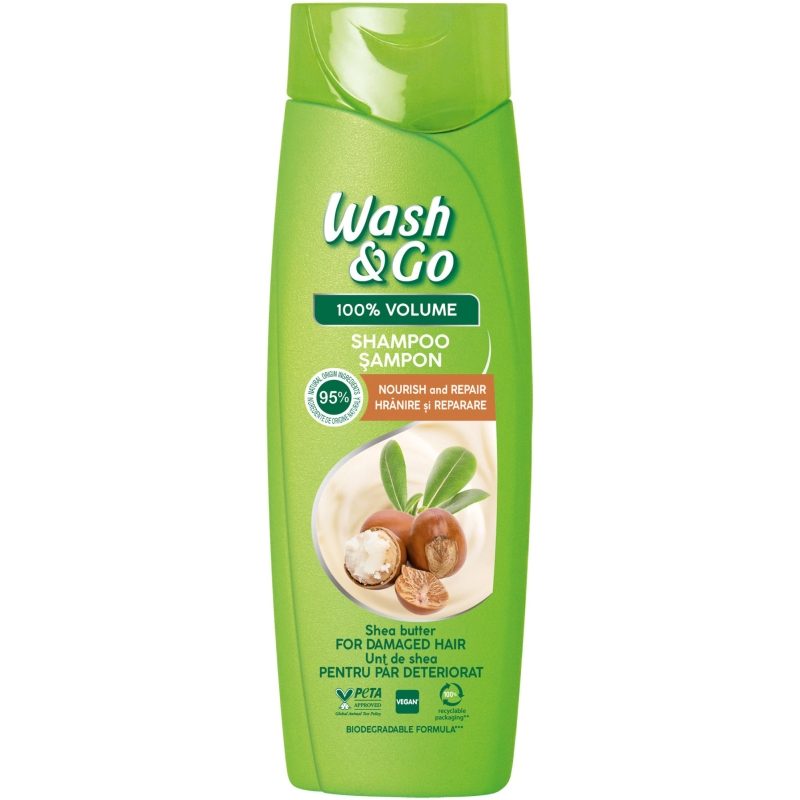 Sampon, Wash si Go, 360 ml Shea Butter