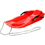 Sanie, Flippy, din Plastic, +3 Ani, 87 x 40 x 17.5 cm, cu Frana si Franghie, pentru Adulti si Copii, Rosu