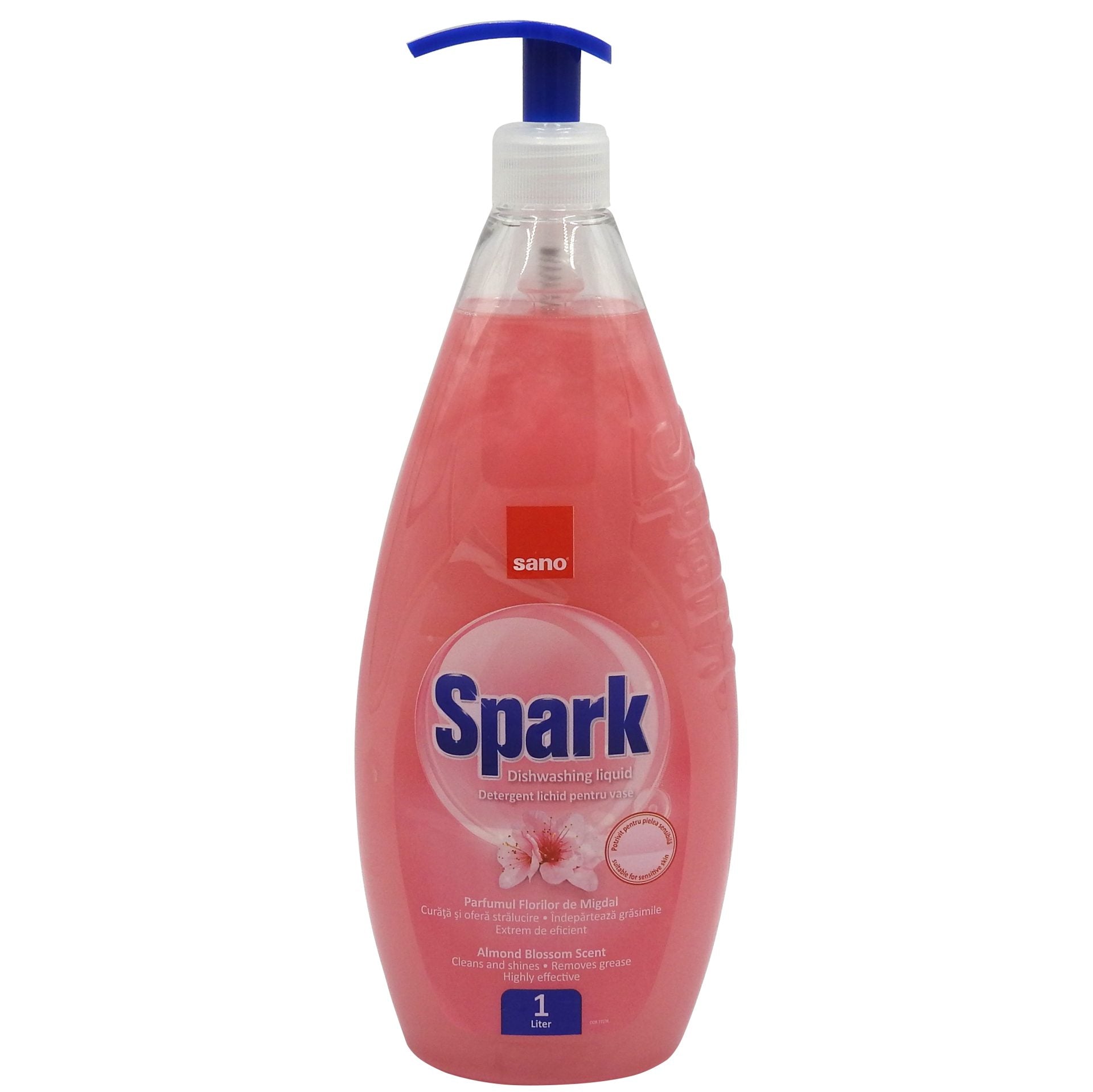 Detergent pentru Vase, SANO, Spark Migdale, 1 L