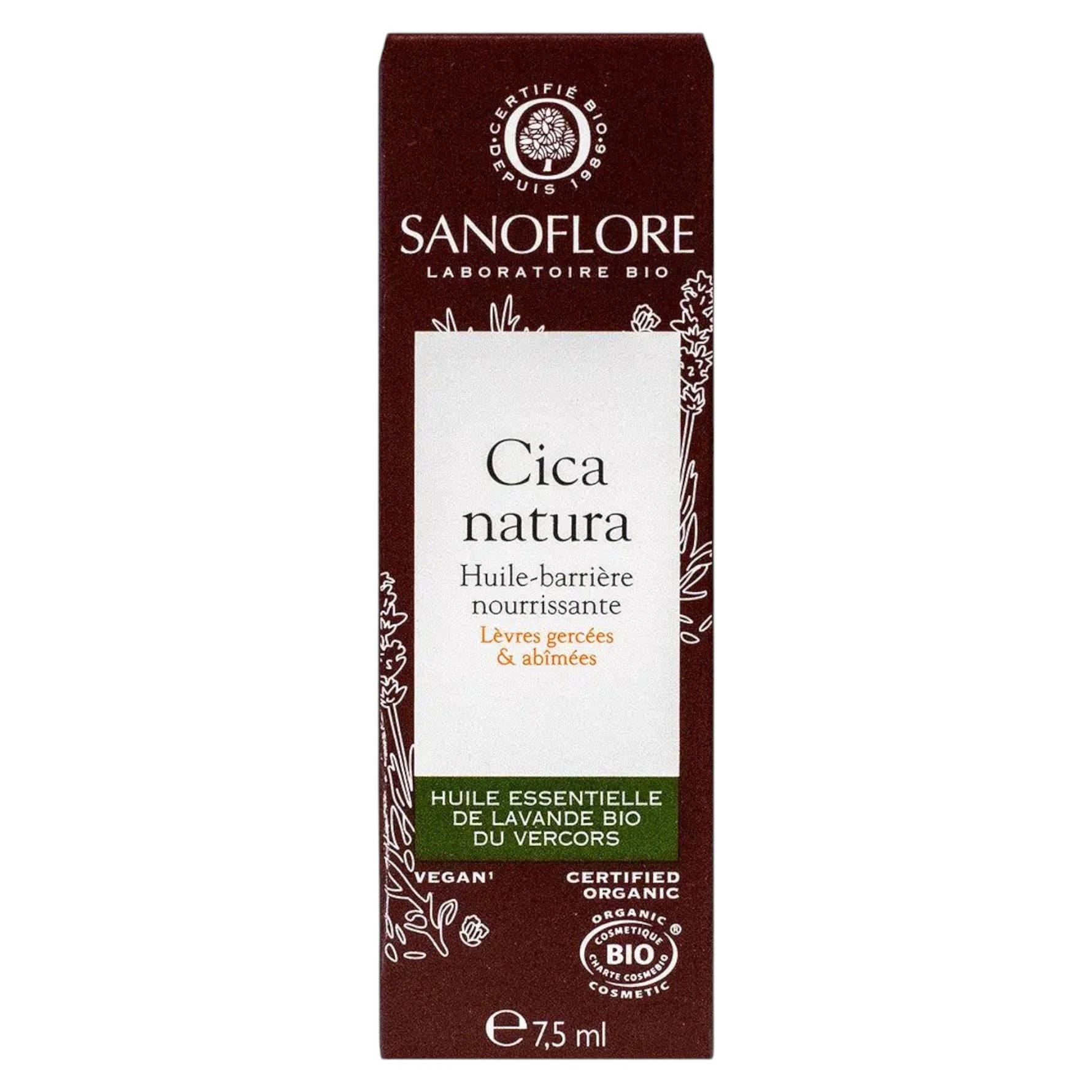 Sanoflore, Cica Natura, Ulei de buze, 7.5 ml