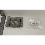 Savoniera din Plastic Flippy, 11 x 8 cm, cu Scurgere Apa, Design Modern, Gri