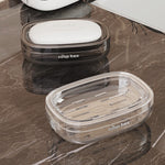 Savoniera, Flippy, Pentru Blat, PET, Scurgere Optima, din Plastic, 13 x 9 x 4 cm, Gri