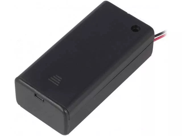 SBH-9VA Suport baterie 9V 6F22 6LR61 x1buc cu terminal cablu 150mm Fara intrerupator COMF