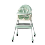 Scaun de Masa 2in1, Flippy, pentru Copii de la 6 luni - 5 Ani, Inaltime Reglabila, Centura in 5 Puncte, Tava de Masa,