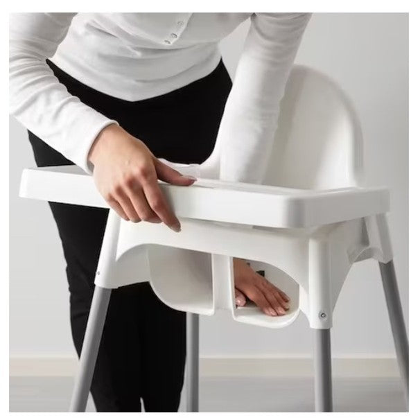 Scaun de Masa, Flippy, pentru Bebelusi si Copii 6-36 Luni, din Plastic/Metal, Centura in 2 Puncte, Tava Detasabila, 63