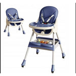 Scaun de Masa pentru Bebelusi si Copii, Flippy, cu Roti, Telescopic, Pliabil, Masuta Reglabila, Suport Picioare, Scaun