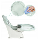 Scaun de Masa pentru Bebelusi si Copii, Flippy, cu Roti, Telescopic, Pliabil, Masuta Reglabila, Suport Picioare, Scaun