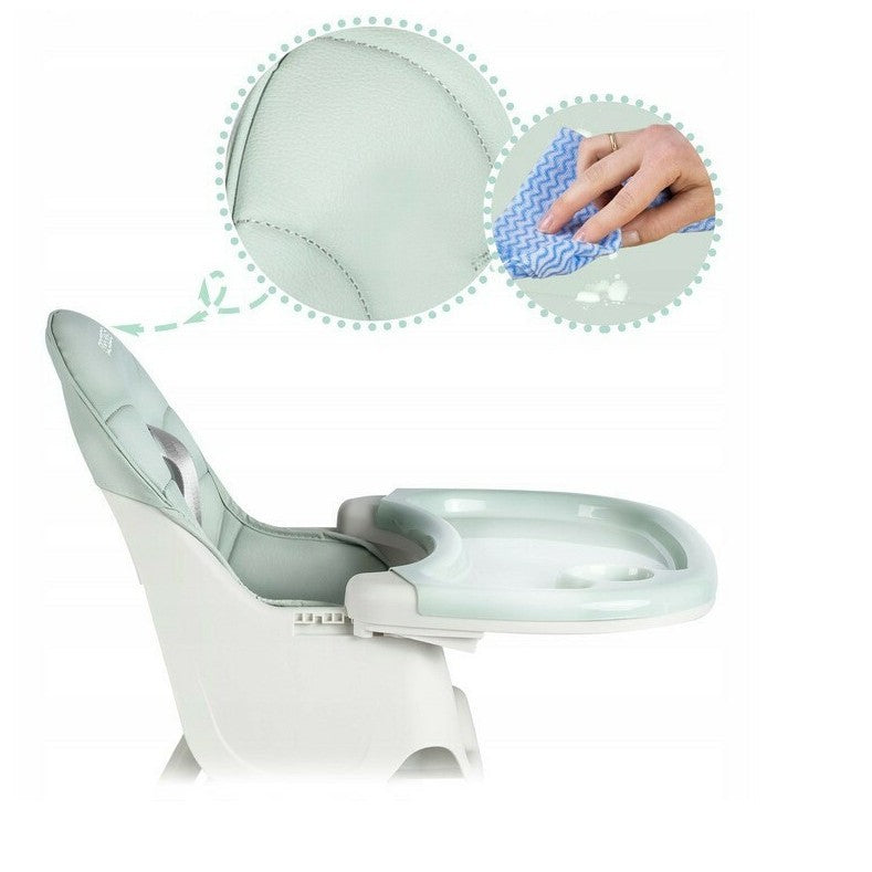 Scaun de Masa pentru Bebelusi si Copii, Flippy, cu Roti, Telescopic, Pliabil, Masuta Reglabila, Suport Picioare, Scaun