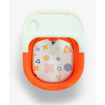 Scaun de Masa pentru Copii, Flippy, 2 in 1, Tavita Detasabila, Spatar Ergonomic, +6 Luni, Inaltime 36 cm, Portocaliu