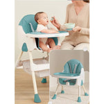 Scaun de Masa Pliabil 3in1, Flippy, Reglabil, Multifunctional, 3 Pozitii, Masuta si Husa Detasabile, Centura de