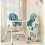Scaun de Masa Pliabil 3in1, Flippy, Reglabil, Multifunctional, 3 Pozitii, Masuta si Husa Detasabile, Centura de