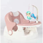 Scaun pentru Copii 2 in 1, Flippy, pentru Servit Masa si pentru Baie, Multifunctional, Pliabil, Portabil, din Plastic,