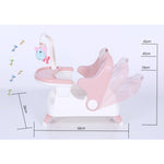 Scaun pentru Copii 2 in 1, Flippy, pentru Servit Masa si pentru Baie, Multifunctional, Pliabil, Portabil, din Plastic,