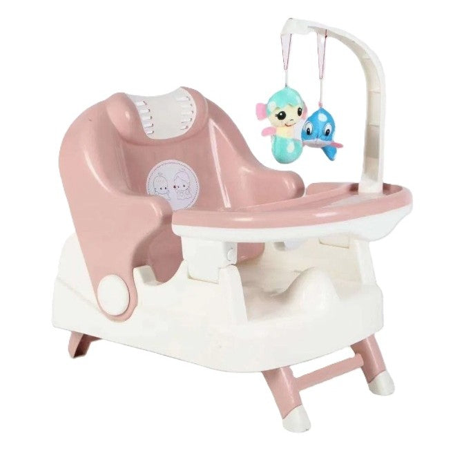 Scaun pentru Copii 2 in 1, Flippy, pentru Servit Masa si pentru Baie, Multifunctional, Pliabil, Portabil, din Plastic,