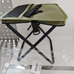 Scaun Taburet Pliabil pentru Camping, Flippy, pentru Adulti, Scaun Portabil, Pescuit, din Panza Oxford si Cadru