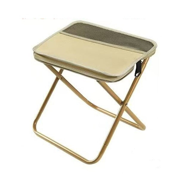 Scaun Taburet Pliabil pentru Camping, Flippy, pentru Adulti, Scaun Portabil, Pescuit, din Panza Oxford si Cadru