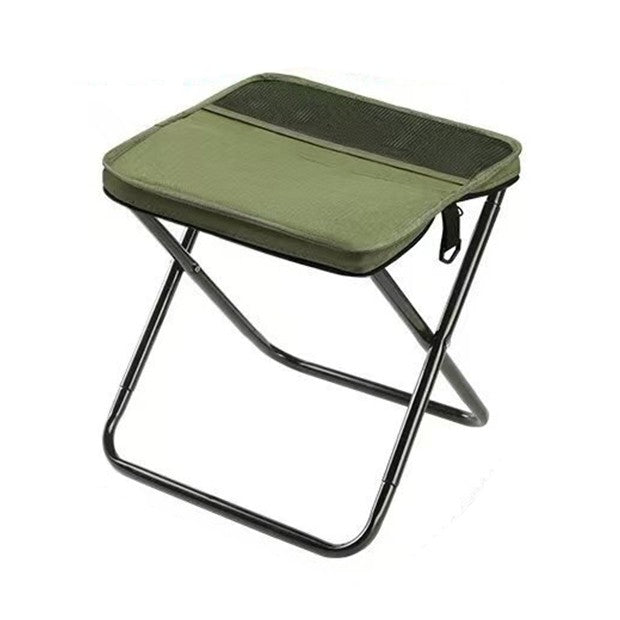 Scaun Taburet Pliabil pentru Camping, Flippy, pentru Adulti, Scaun Portabil, Pescuit, din Panza Oxford si Cadru