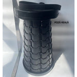 Scaun Telescopic Pliabil pentru Camping si Pescuit, Flippy, Portabil, Universal, Sustine 150 kg, ABS, Diametru 25 cm,