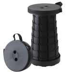 Scaun Telescopic Pliabil pentru Camping si Pescuit, Flippy, Portabil, Universal, Sustine 150 kg, ABS, Diametru 25 cm,