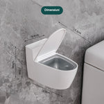 Scrumiera creativa Flippy, Forma de Toaleta, Capac Alb , Material ABS si Otel Inoxidabil, 12.5 x 9.8 x 8.4 cm, Fixare
