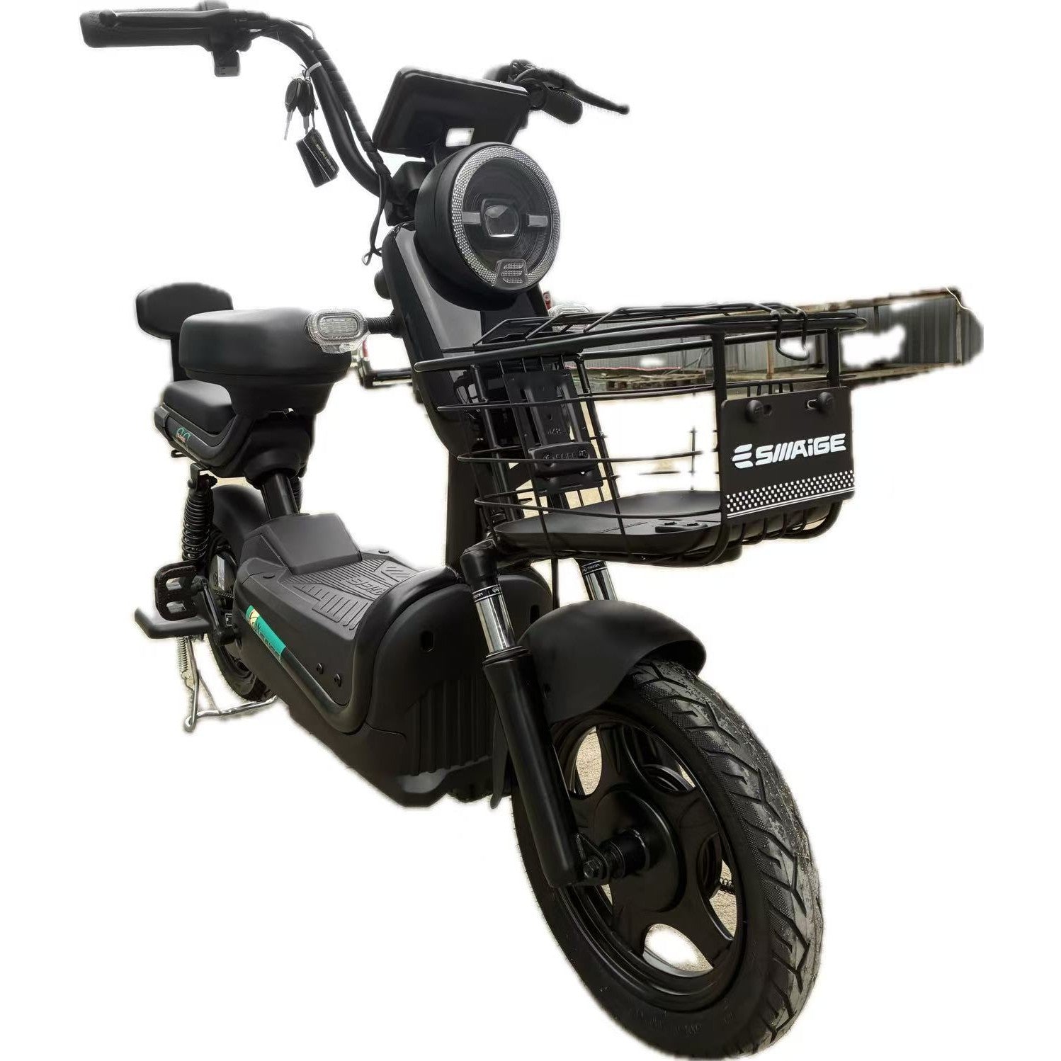 Scuter Electric KG, Saige, Fara Permis, Motor 500W, Baterie 48V20Ah, Autonomie 60km, 153x40x85 cm, Viteza Maxima