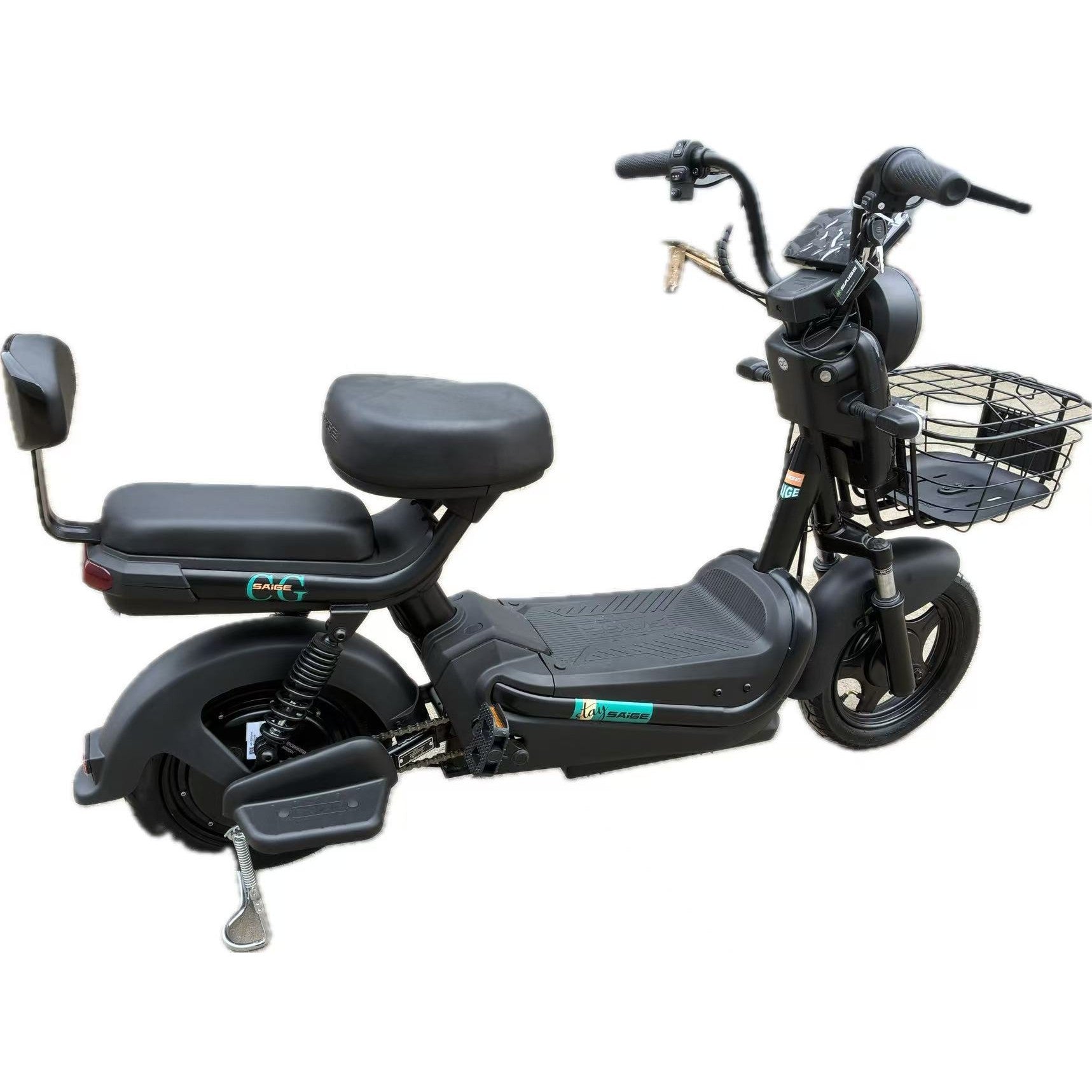Scuter Electric KG, Saige, Fara Permis, Motor 500W, Baterie 48V20Ah, Autonomie 60km, 153x40x85 cm, Viteza Maxima